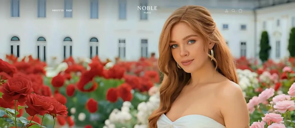 Noble Paris luxury-fragrance Shopify storefront with Markets multi-currency and queued drops — $420K MRR built by Digital Heroes Shopify developers