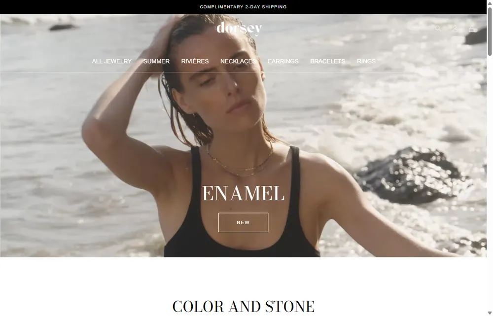 Dorsey homepage, a Los Angeles operator-led brand we admire (not a Digital Heroes client)