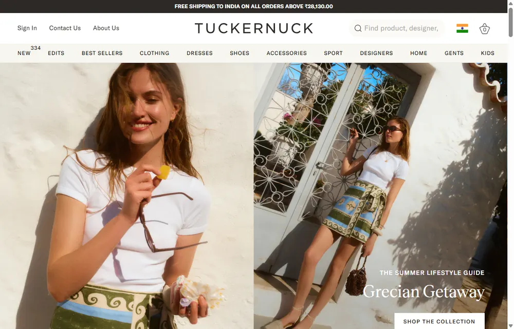 Tuckernuck homepage, a Washington operator-led brand we admire (not a Digital Heroes client)
