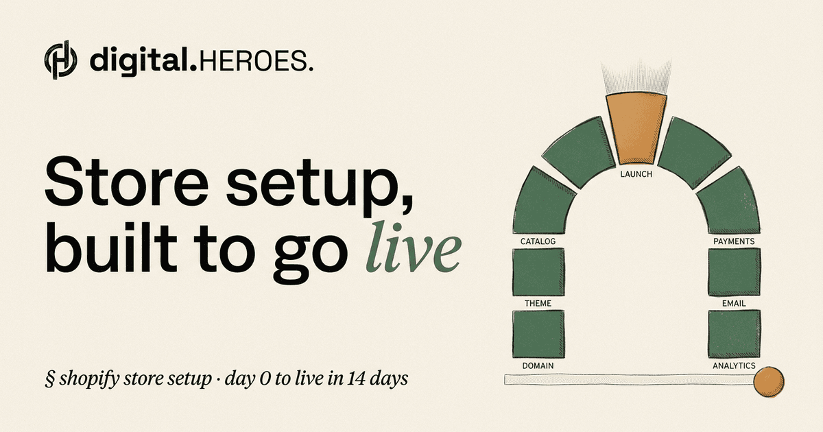 Shopify Store Setup | 14-Day Launch by Digital Heroes