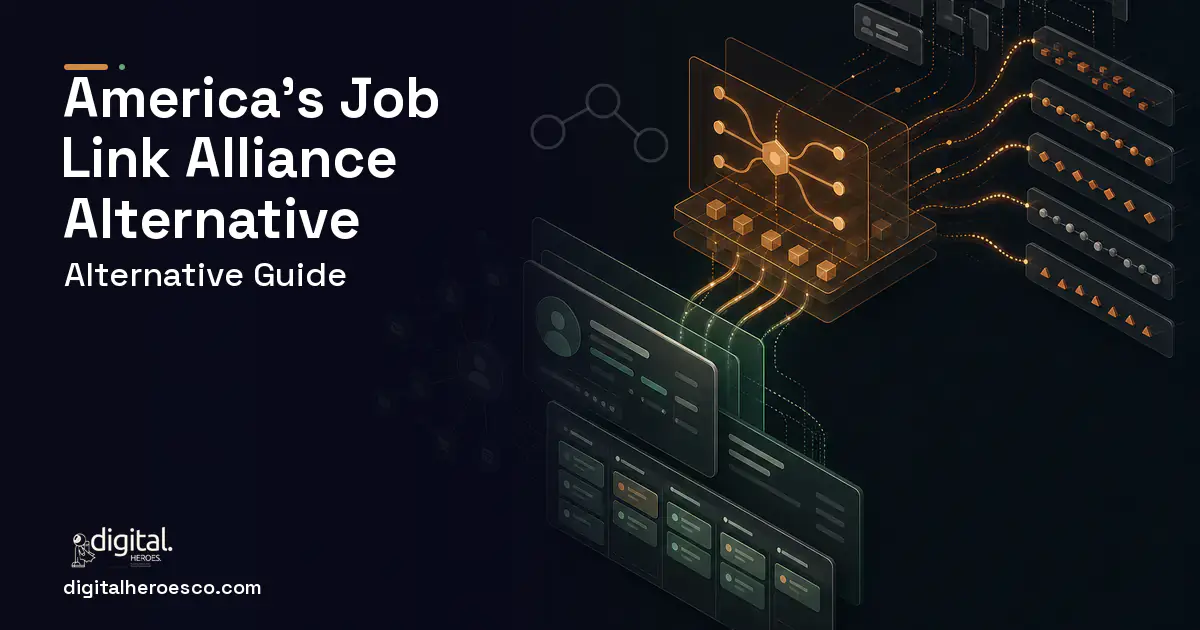 CRM Development workflow illustration for America's Job Link Alliance Alternatives for Workforce Case Management.