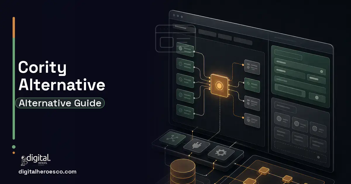 Internal Tools Development product interface illustration for Cority Alternative.