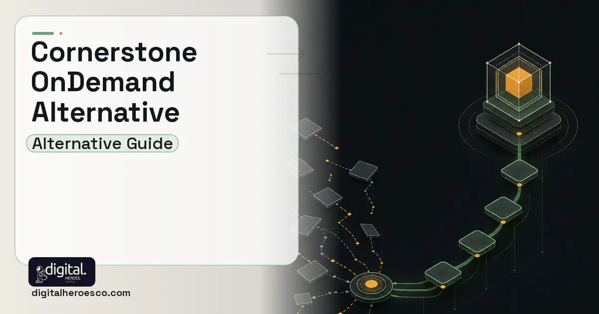 LMS Development workflow illustration for Cornerstone OnDemand Alternative.