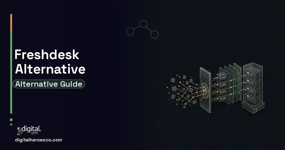 Helpdesk Software workflow illustration for Freshdesk Alternative.