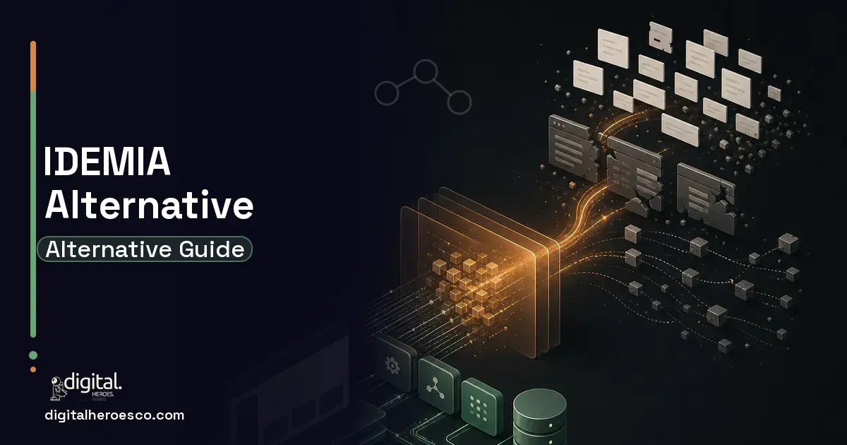 Custom Software Development workflow illustration for IDEMIA Alternatives for Credential Issuance and eSIM Operations.