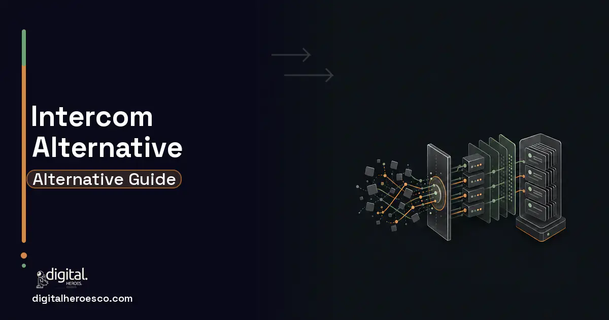 Helpdesk Software workflow illustration for Intercom Alternative.