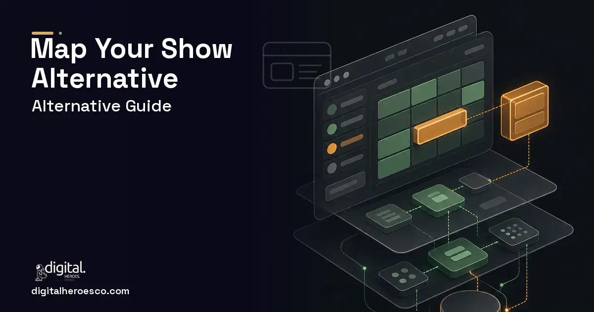 Booking Software product interface illustration for MAP Your Show Alternative.