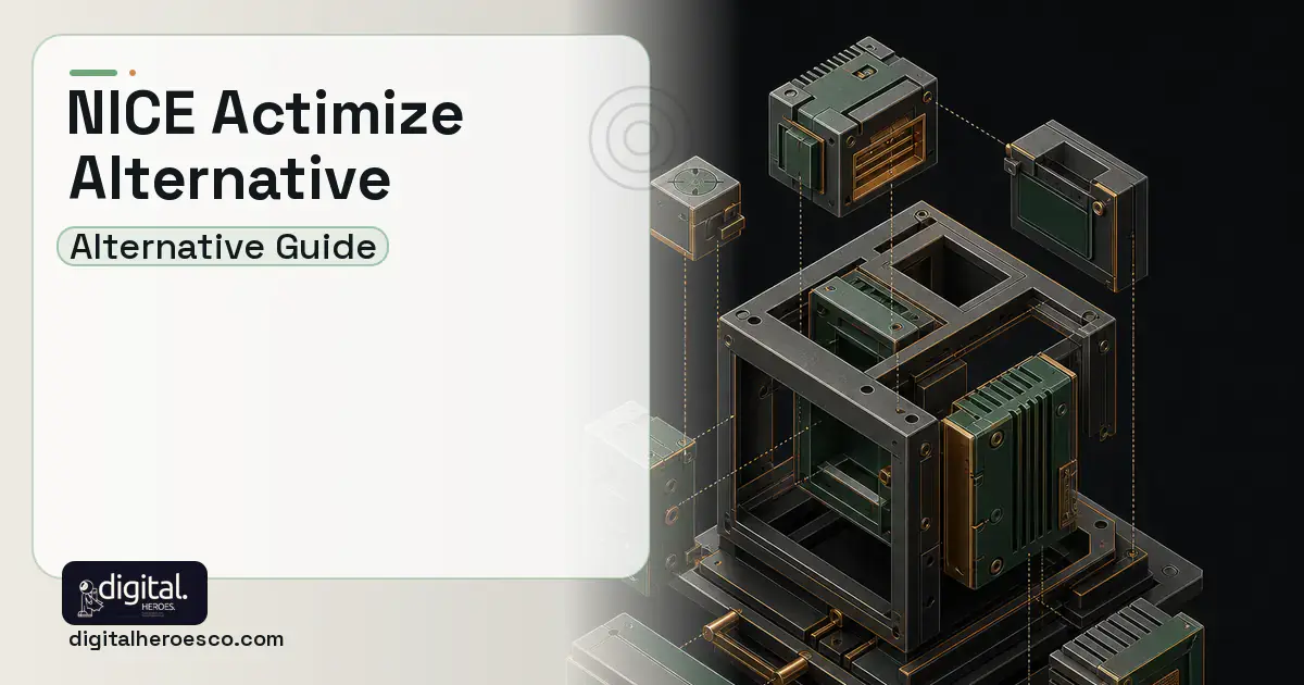 Custom Software Development software overview illustration for NICE Actimize Alternatives for Financial Crime Teams.