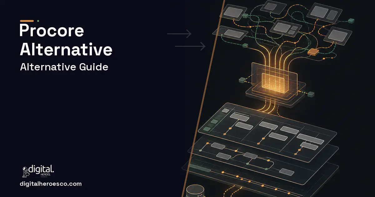 Project Management Software workflow illustration for Procore Alternative.
