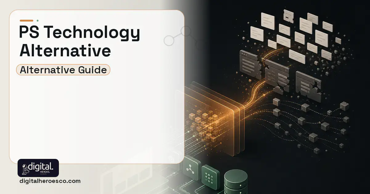 Custom Software Development workflow illustration for PS Technology Alternative.