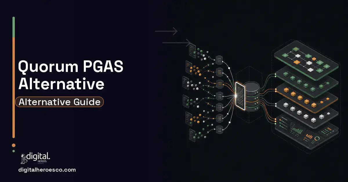 Supply Chain Software workflow illustration for Quorum Pgas Alternative.