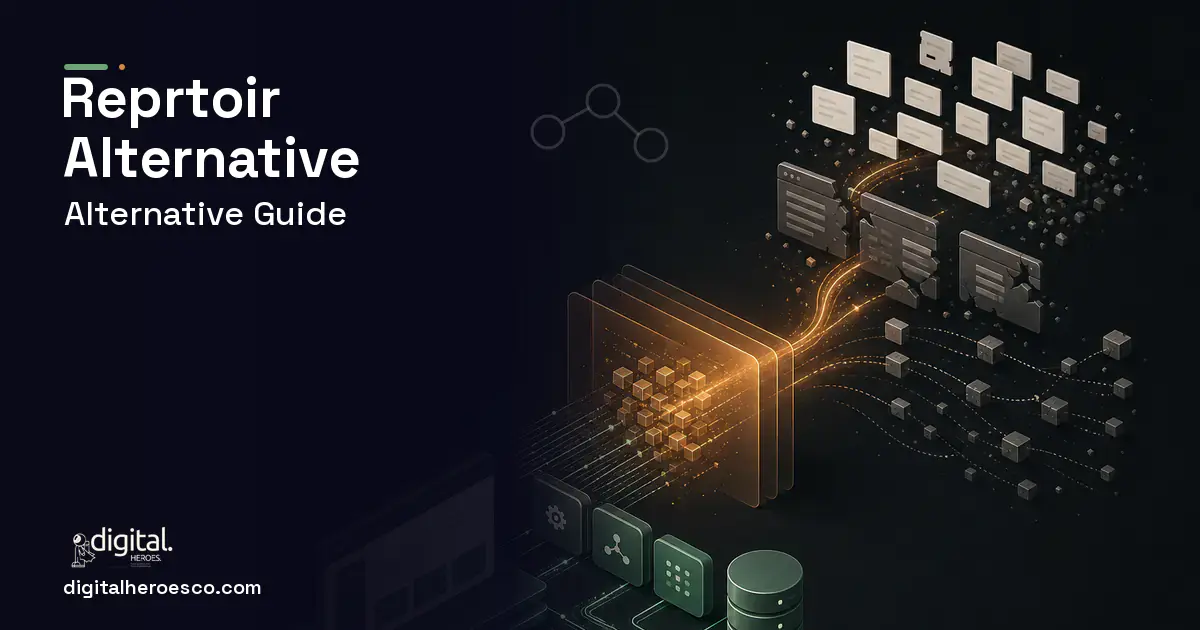 Custom Software Development workflow illustration for Reprtoir Alternatives for Label and Publisher Operations.