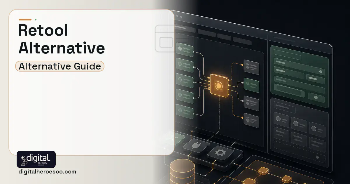 Internal Tools Development product interface illustration for The Custom Alternative to Retool.