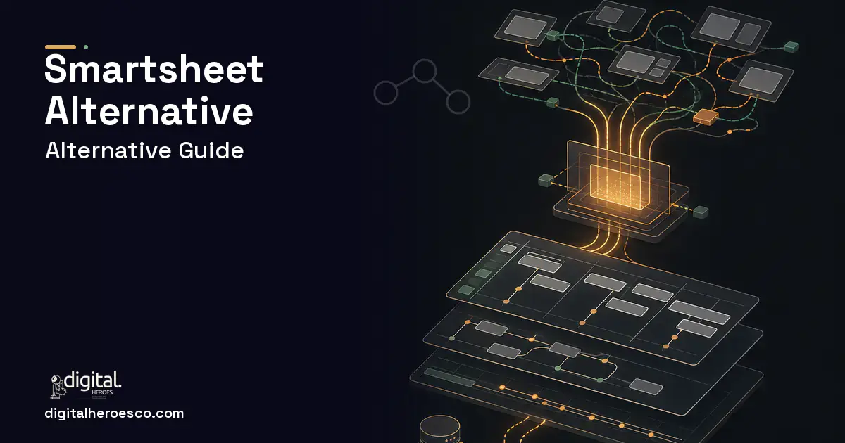 Project Management Software workflow illustration for Smartsheet Alternative.
