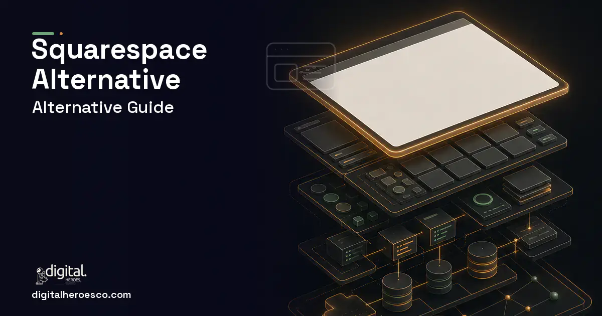 Website Development product interface illustration for Squarespace Alternatives.