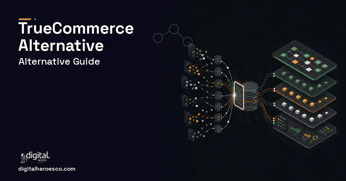 Supply Chain Software workflow illustration for Truecommerce Alternative.