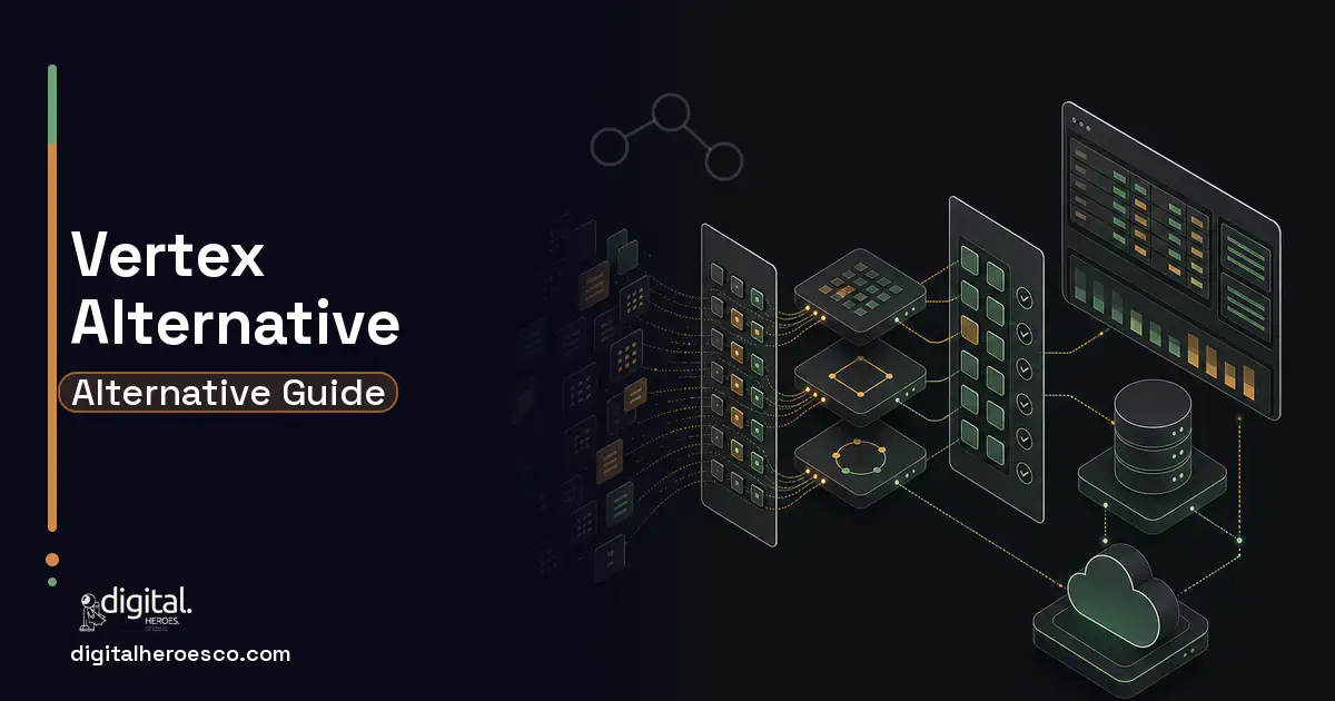 Accounting Software workflow illustration for Vertex Alternatives.