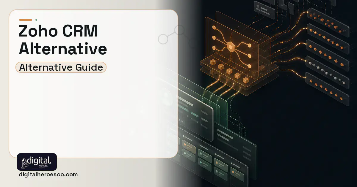 CRM Development workflow illustration for Zoho CRM Alternative.