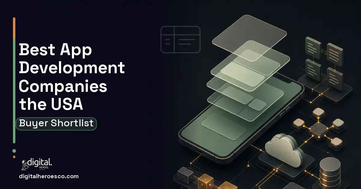 Mobile App Development product interface illustration for The Best App Development Companies in the USA 2026.