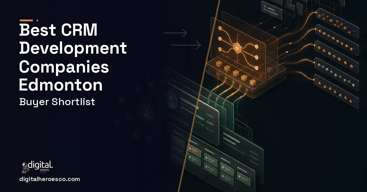 CRM Development workflow illustration for The Best Custom CRM Development Companies in Edmonton, AB 2026.