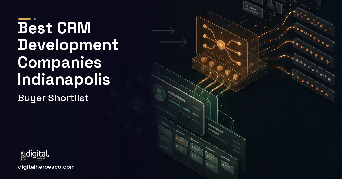 CRM Development workflow illustration for The Best Custom CRM Development Companies in Indianapolis, IN 2026.