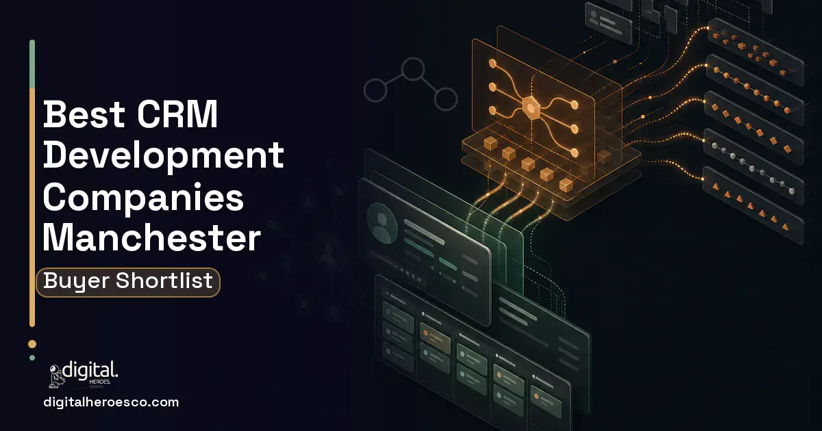 CRM Development workflow illustration for The Best CRM Development Companies in Manchester, England 2026.