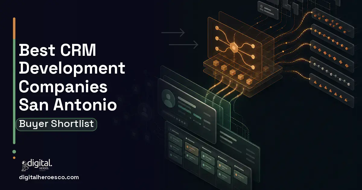 CRM Development workflow illustration for The Best CRM Development Companies in San Antonio, TX 2026.