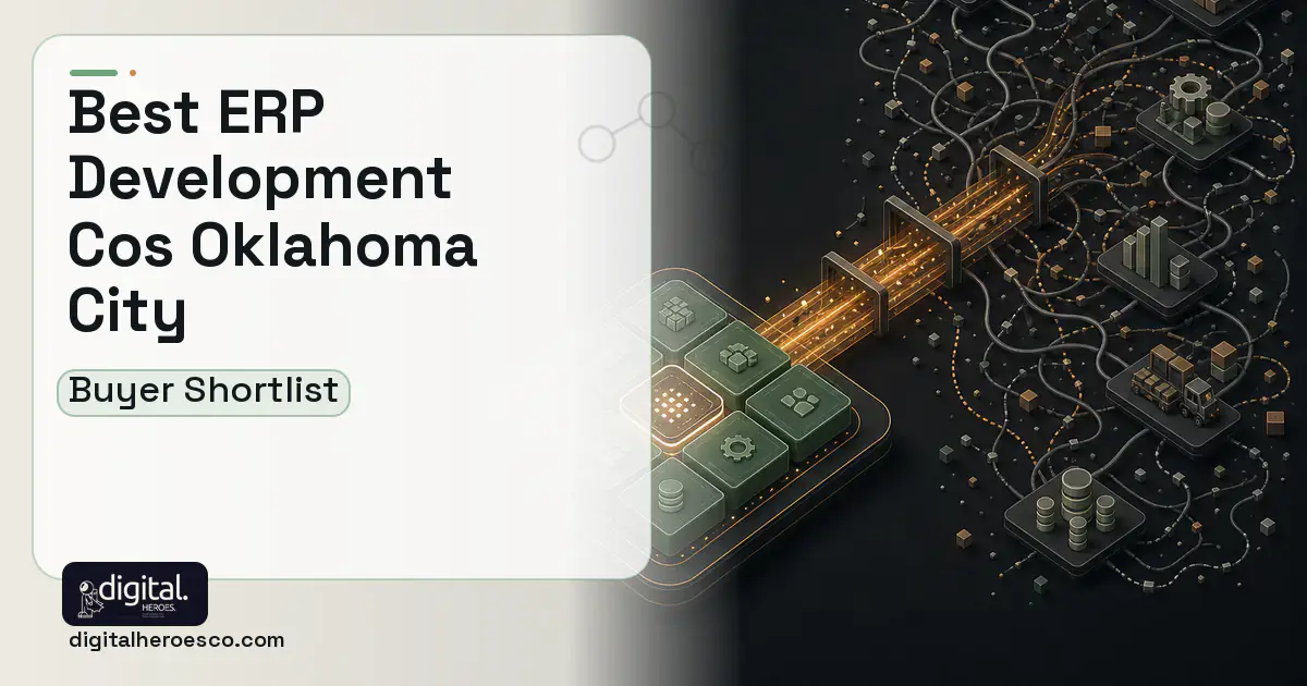 ERP Development workflow illustration for The Best ERP Software Development Companies in Oklahoma City, OK 2026.