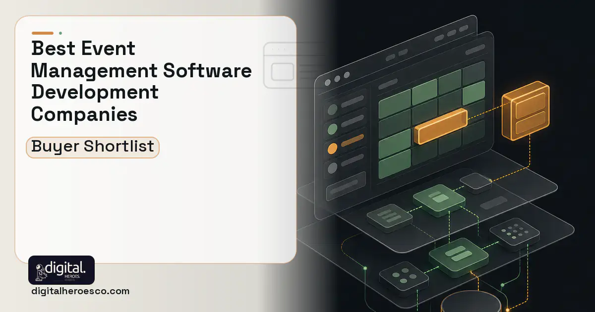 Booking Software product interface illustration for Best Event Management Software Development Companies 2026.
