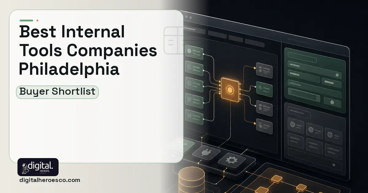 Internal Tools Development product interface illustration for Best Internal Tools Companies Philadelphia PA.