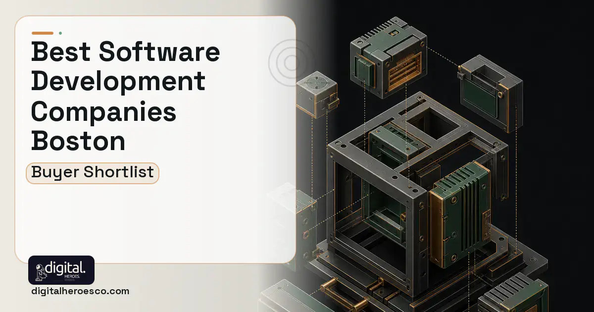 Custom Software Development software overview illustration for Best Software Development Companies in Boston 2026.
