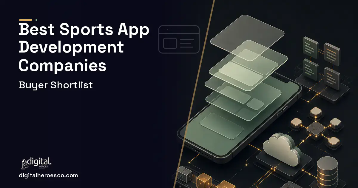 Mobile App Development product interface illustration for Best Sports App Development Companies 2026.