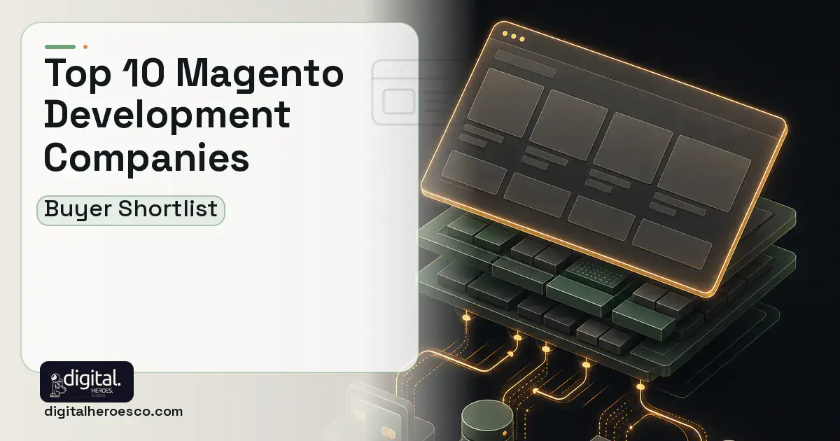 Shopify Development product interface illustration for Top 10 Magento Development Companies 2026.