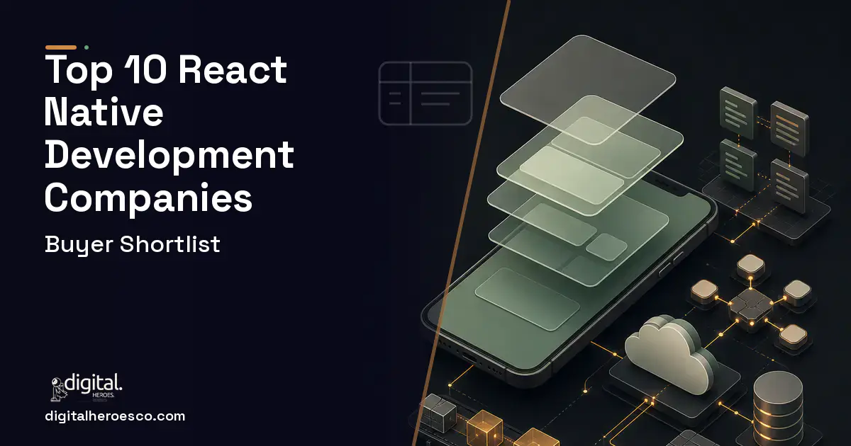 Mobile App Development product interface illustration for Top 10 React Native Development Companies 2026.
