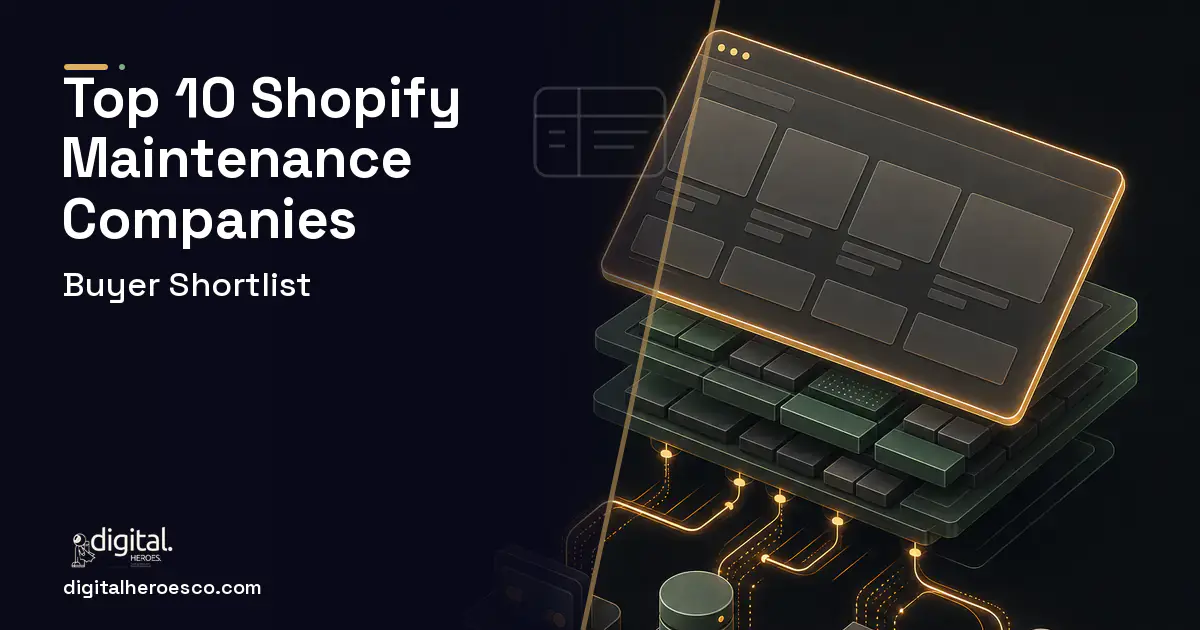 Shopify Development product interface illustration for Top 10 Shopify Maintenance Companies.