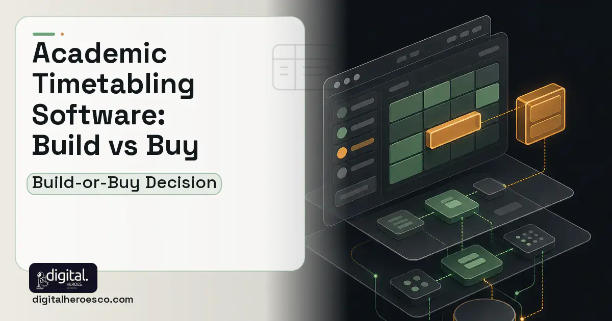Booking Software product interface illustration for Academic Timetabling Software Build vs Buy Guide.