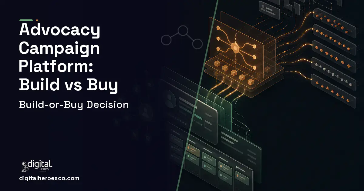 CRM Development workflow illustration for Advocacy Campaign Platform Build vs Buy Guide.
