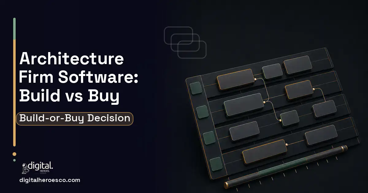 Project Management Software software overview illustration for Architecture Firm Software Build vs Buy Guide.