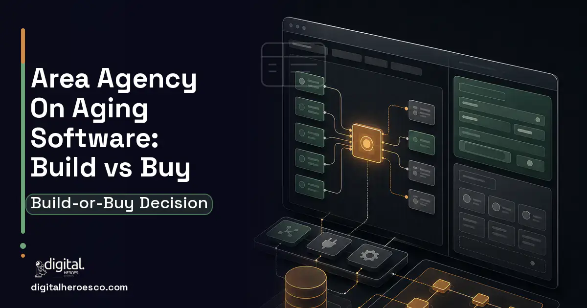 Internal Tools Development product interface illustration for Area Agency ON Aging Software Build vs Buy Guide.
