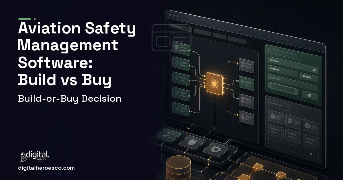 Internal Tools Development product interface illustration for Aviation Safety Management Software Build vs Buy Guide.