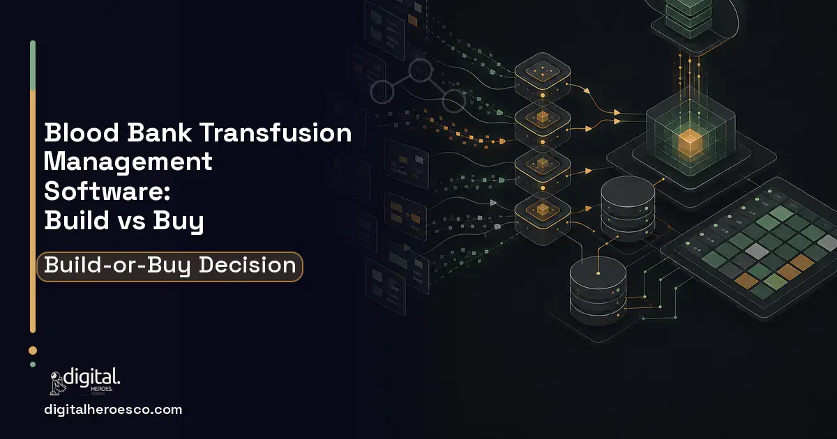 Inventory Software workflow illustration for Blood Bank Transfusion Management Software Build vs Buy Guide.