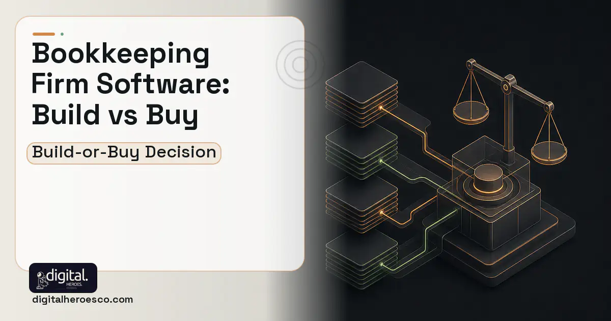 Accounting Software software overview illustration for Bookkeeping Firm Software Build vs Buy Guide.