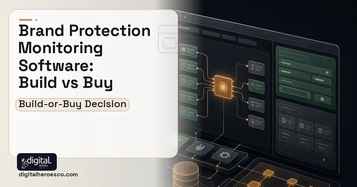 Internal Tools Development product interface illustration for Brand Protection Monitoring Software Build vs Buy Guide.