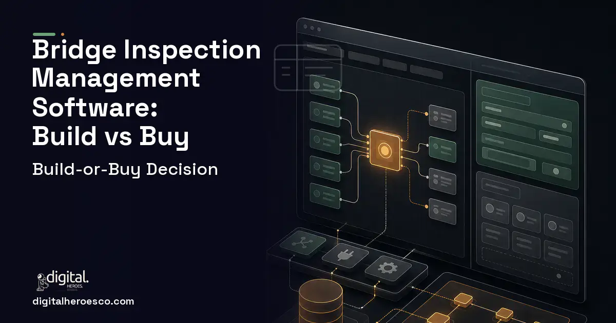 Internal Tools Development product interface illustration for Bridge Inspection Management Software Build vs Buy Guide.