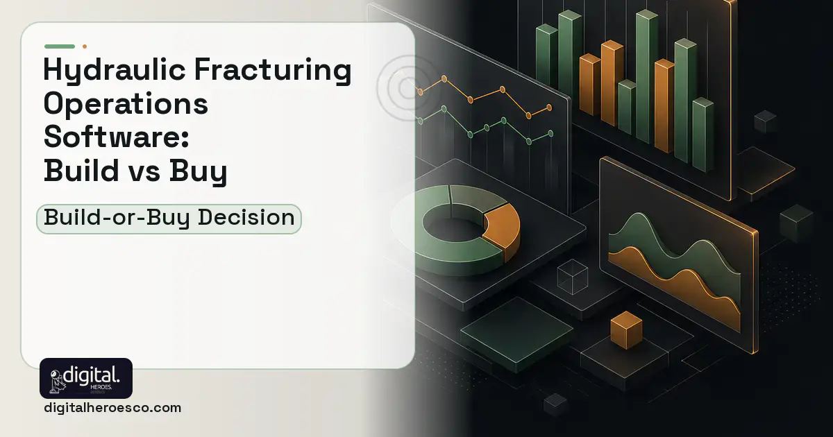 BI Dashboard Development software overview illustration for Hydraulic Fracturing Operations Software Build vs Buy Guide.