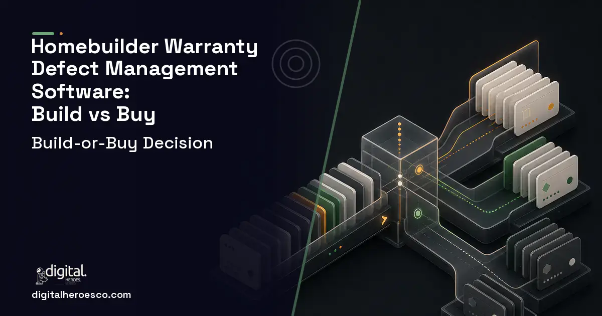 Helpdesk Software software overview illustration for Homebuilder Warranty Defect Management Software Build vs Buy Guide.