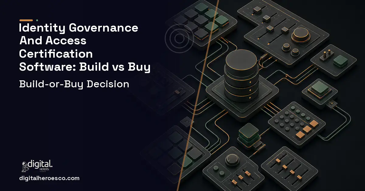 Internal Tools Development software overview illustration for Identity Governance AND Access Build vs Buy Guide.