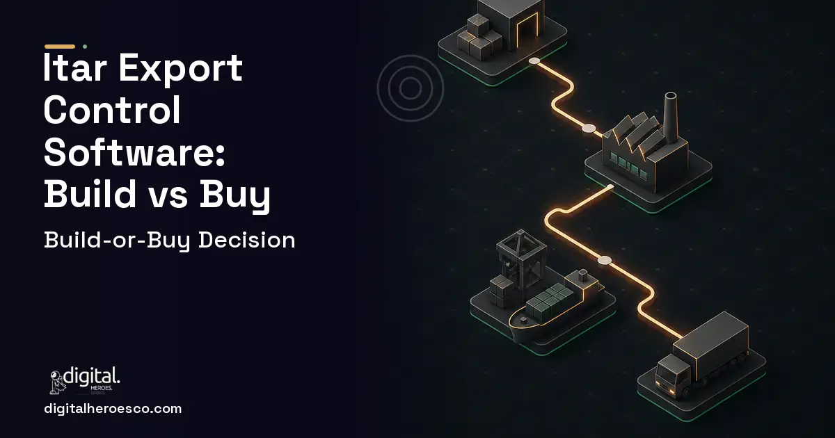 Supply Chain Software software overview illustration for Itar Export Control Software Build vs Buy Guide.