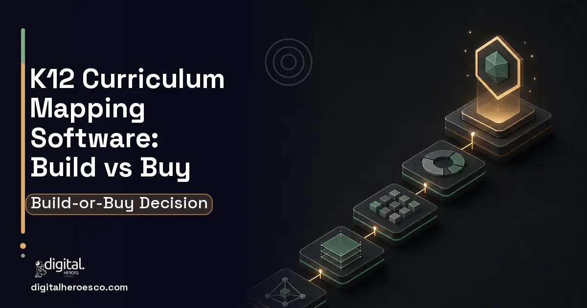 LMS Development software overview illustration for K12 Curriculum Mapping Software Build vs Buy Guide.