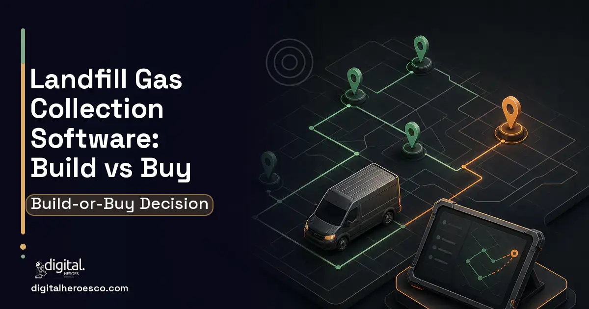 Field Service Software software overview illustration for Landfill GAS Collection Software Build vs Buy Guide.